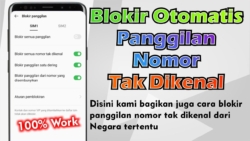 Cara Blokir Panggilan Telepon Tidak di Kenal Di HP Smartphone