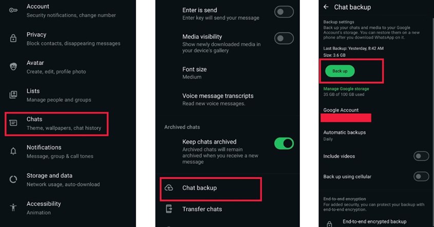 Cara Backup dan Restore Data Chat di Whatsapp