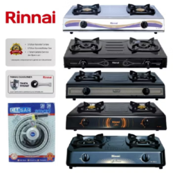 Kompor Gas Rinnai 2 Tungku RI 202S RI 302S RI 522S RI 522C RI 522E