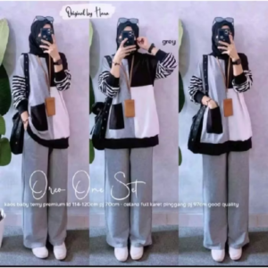 OREO SET / SET CELANA / SET BAJU MUSLIM dengan harga Rp60.000